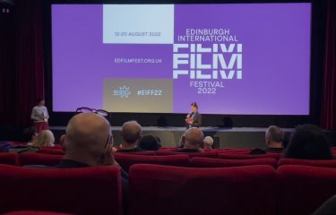 A Q&A session at Edinburgh Film Festival 